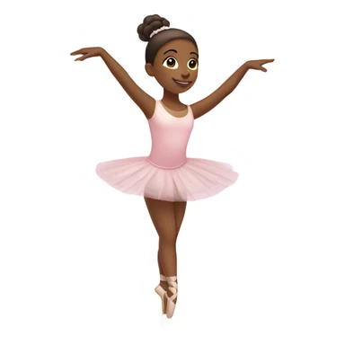 a girl doing ballet sticker