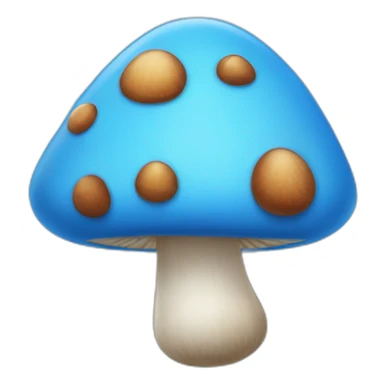 cat mushroom smurf sticker