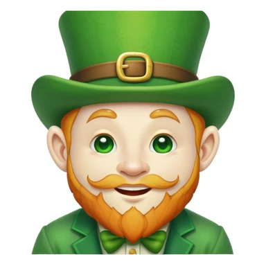 Celebratory Leprechaun sticker