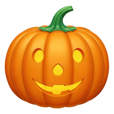   jeff koons style inflatable pumpkin sticker