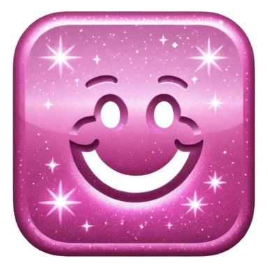 glitter pink simbolo Douyin sticker