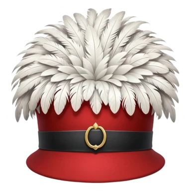 austrian feather hat sticker