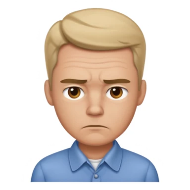  A MAN THINKING sticker