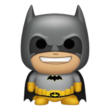 Ardilla disfraz de batman riendo sticker