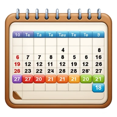 calendario sticker