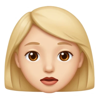 corner lip bite sticker