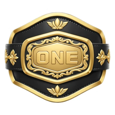 One Championship --Belt sticker