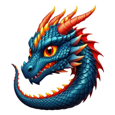 Dragón de la irá  sticker