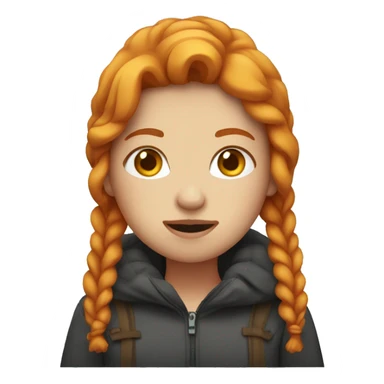 Cold Ginger girl  sticker