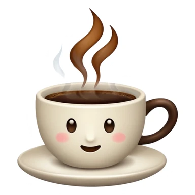 a cup of coffee sticker