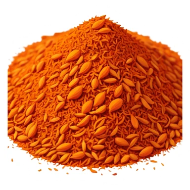 saffron spice pile sticker
