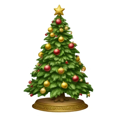 Victorian Christmas tree  sticker