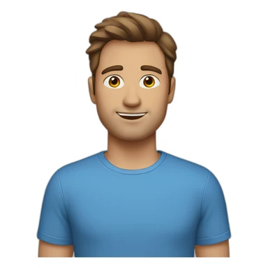 brown-haired-man-with-gray-blue-eyes-dressed-in-a-blue-t-shirt sticker