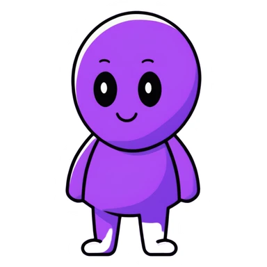 Big purple guy from McDonald’s  sticker