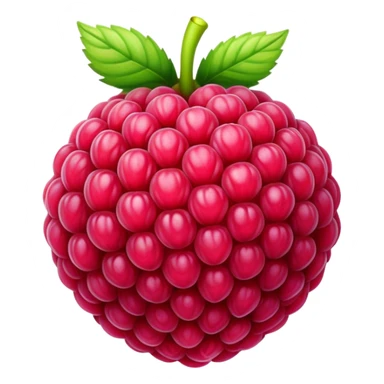 A raspberry planet sticker