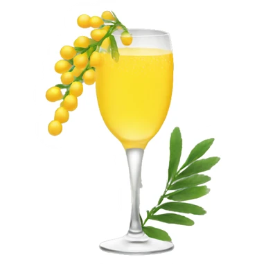 mimosa sticker