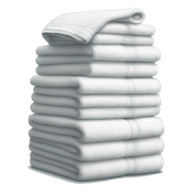 stack of towels sticker