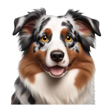 Red Merle Australian shepherd sticker