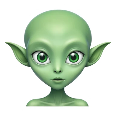 Alíen femenino  sticker