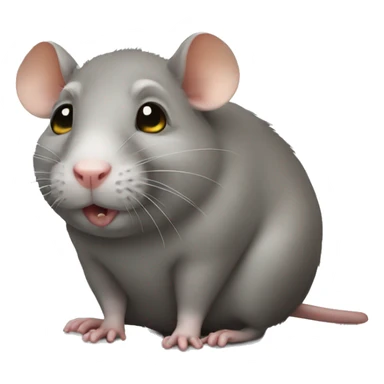 Fat rat that smells  sticker
