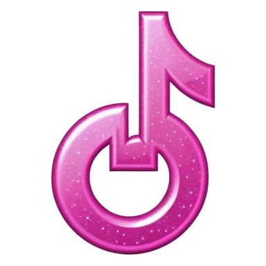 glitter pink symbol TikTok sticker