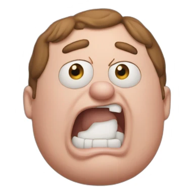 Peter Griffin gaping sticker