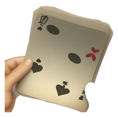 Cartas de naipes sticker