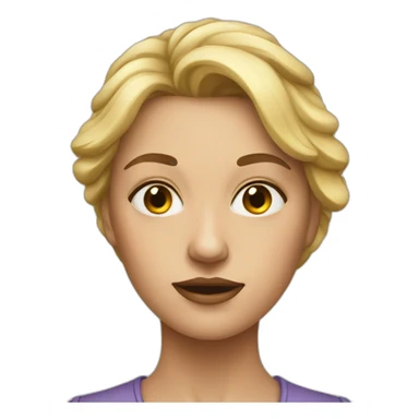 Women portrait thieve sticker