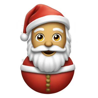 Santa Claus with a synabon  sticker