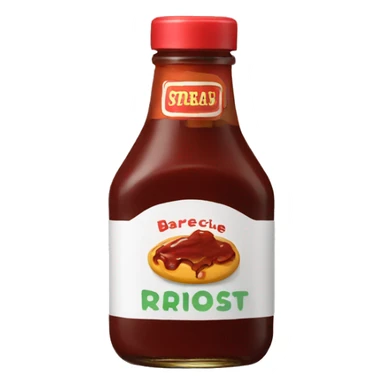 a bottle of Barbecue Sauce sticker