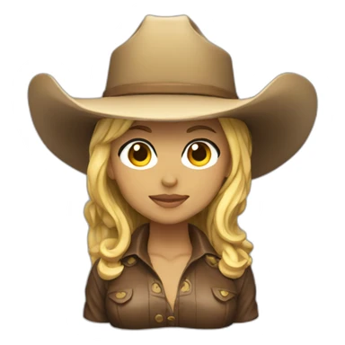 Anime cowgirl position statue sticker