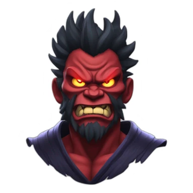 Akuma demon sticker