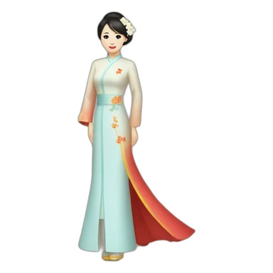 vietnamese-ao-dai sticker