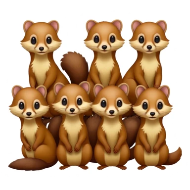 5 martens, 1 weasel sticker