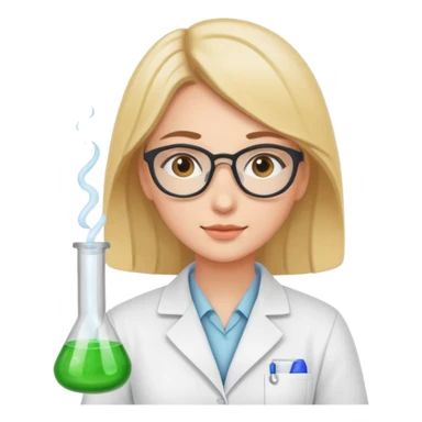 young women pharmacist studying science sticker