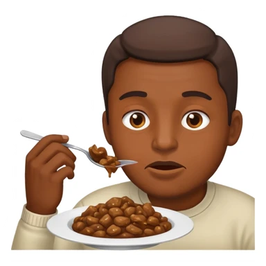 Man eating shit sticker