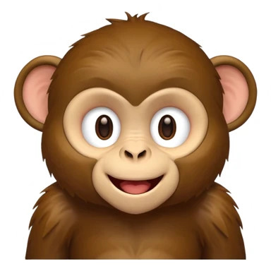 monkey emoji sticker