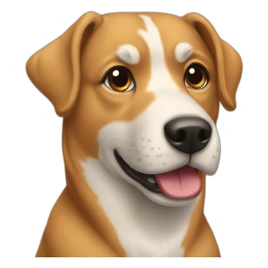 Dog wearing a dorag sticker