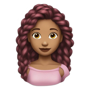 Halle Bailey Ariel sticker