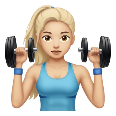 Clean girl gym sticker