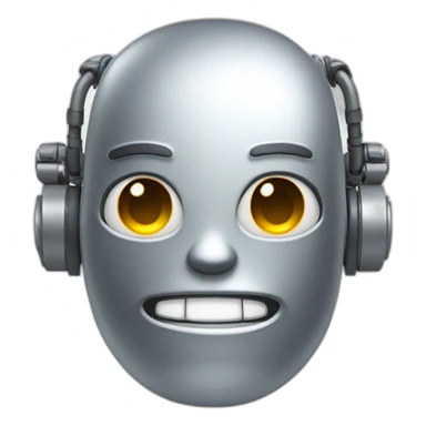 /robotic-Grinning-Face-with-Sweat sticker