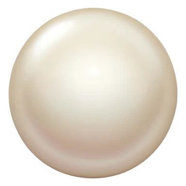 white pearls sticker