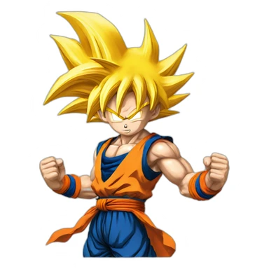 Goku super sayan sticker
