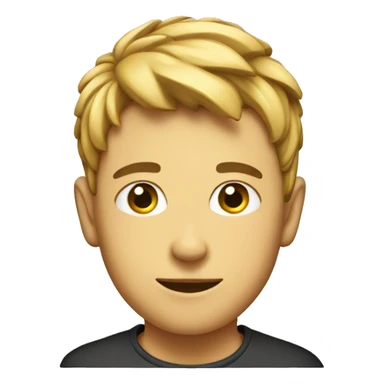 Headgehod with boy cut  sticker