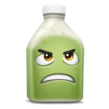 angry ranch dressing sticker