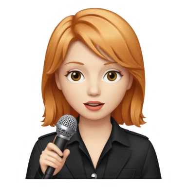 singer strawberry  sticker