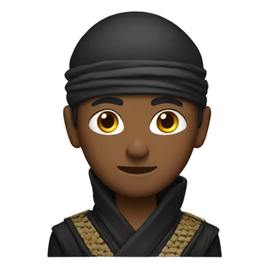 Ninja with a low taper fade sticker