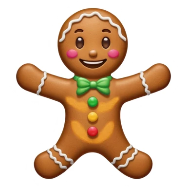 The gingerbread man sticker