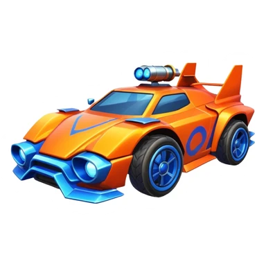 Rocket League car emoji style sticker