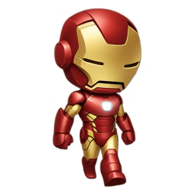 Iron Man with swimsuits going to the beach sticker